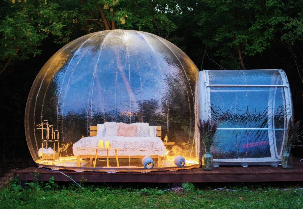 lawn bubble tent